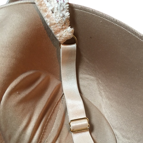 💝- ThirdLove sz 36E (DD) Cream Lace Contour Plunge Bra - Picture 5 of 7